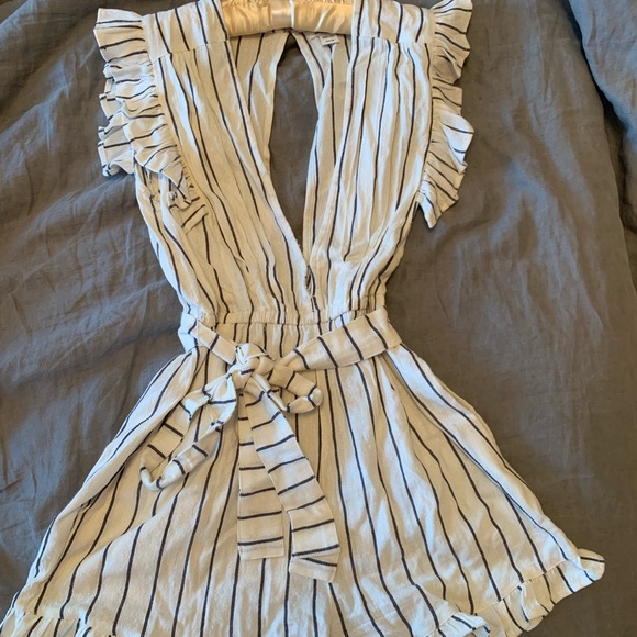 Billabong Sunny Garden Striped Romper - Picture 4 of 6